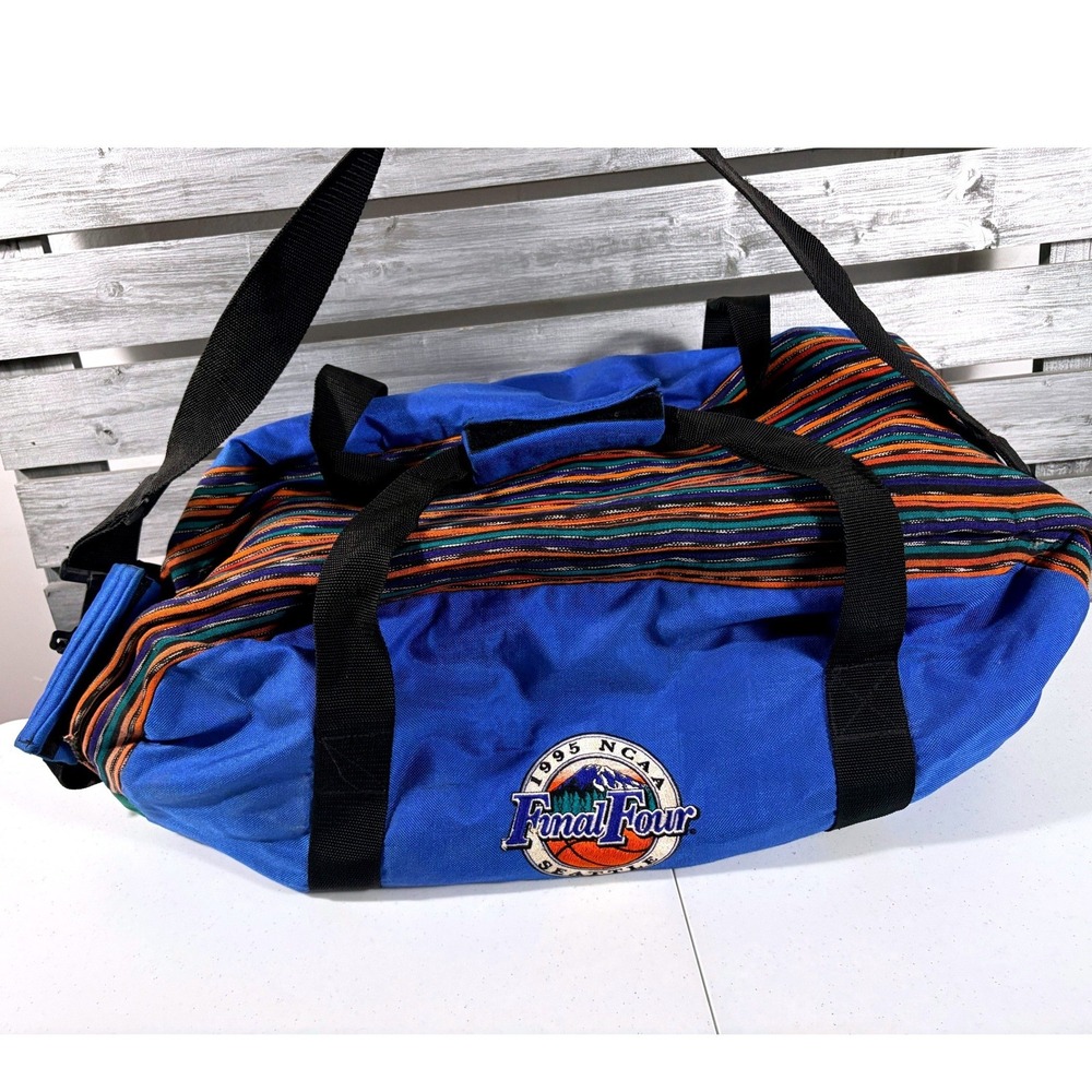 Vintage 1995 NCAA Final Four Duffel Bag Southwest Woven Travel Gym UCLA BRUINS